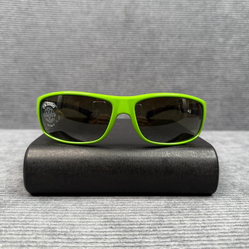 Vuarnet VL1231 P00X Sunglasses Lime Green Purple Sport Wrap CX 3300 Lense France